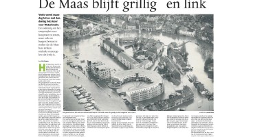 Hoogwaterscenario - De Maas blijft grillig en link!